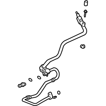 Saturn 15827558 Lower Pressure Hose