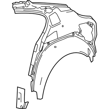 GM 22859647 Panel Assembly, Body Side Inner