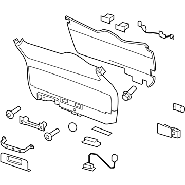 Chevy 23251354 Lower Trim Panel