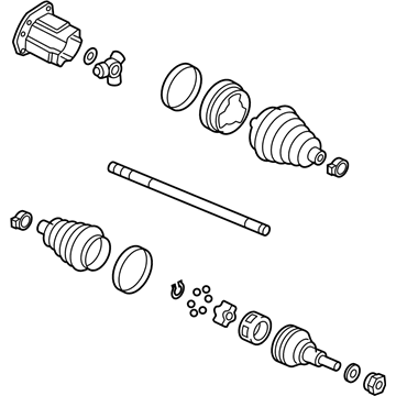 2007 GMC Savana 1500 Axle Shaft - 88982496