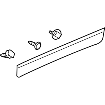 GM 22985083 Molding Assembly, Front Side Door Lower