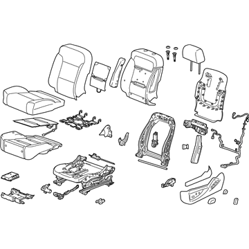 Cadillac 23238544 Seat Assembly