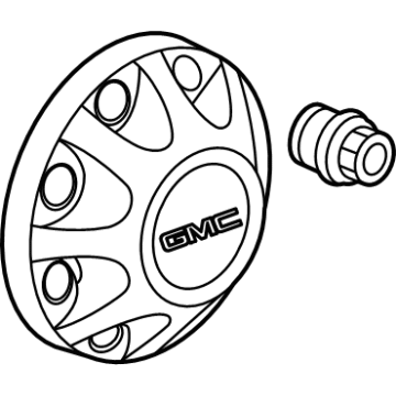 GMC 22781442 Hub Cap