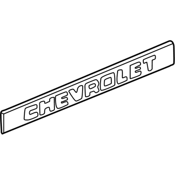 Chevy 15552340 Tail Gate Logo