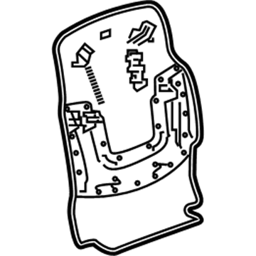 Chevy 84291893 Seat Back Panel