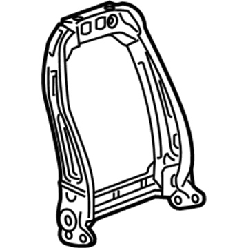 Cadillac 13518923 Seat Back Frame