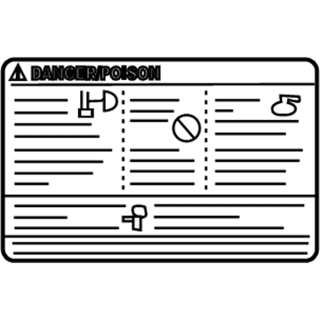 GMC 15087141 Battery Label