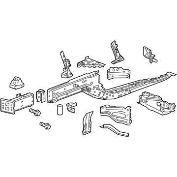 Cadillac 23101298 Lower Rail Assembly