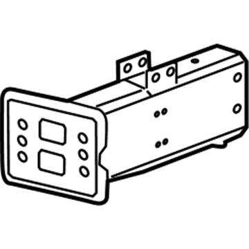 Cadillac 23194902 Rail End