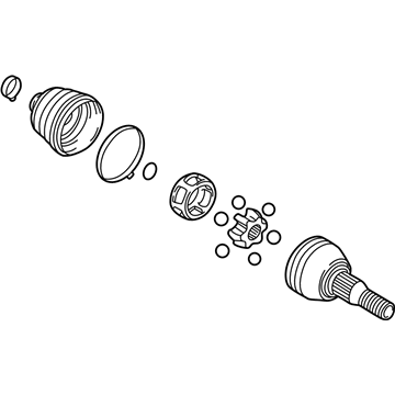 Pontiac 88897261 Outer CV Joint