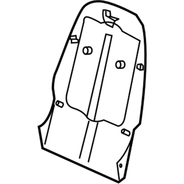 Saturn 22674755 Seat Back Panel