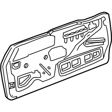 GM 12363325 Panel Asm,Front Side Door Inner Mounting