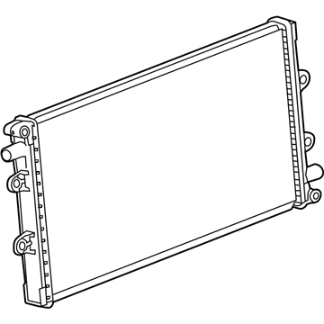 2019 Cadillac CTS Radiator - 23194682