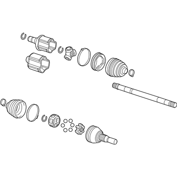 Cadillac 88957151 Axle Assembly