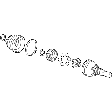 Cadillac 88957233 Outer Joint Assembly