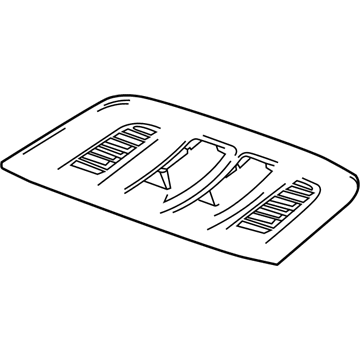 GM 13279893 Cover,Roof Panel