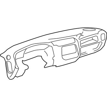 GM 15039735 Panel Assembly, Instrument *Graphite