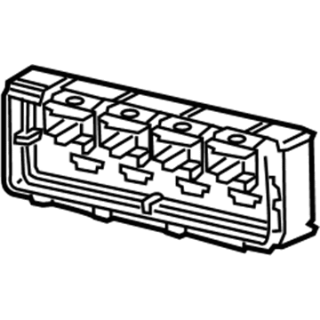 2014 Cadillac CTS HVAC Control Module - 13590949