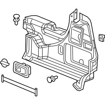 Buick 39015695 Trunk Side Trim