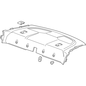 Chevy 84535358 Package Tray Trim