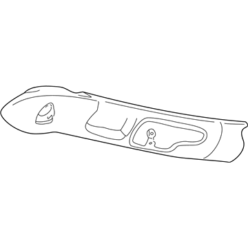 GM 12363053 MOLDING, Windshield Garnish Molding