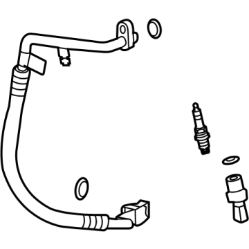 Buick 60008241 Front A/C Line