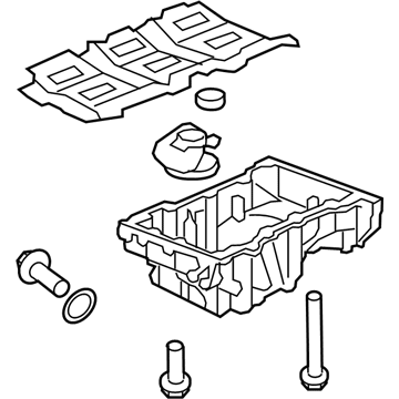 Chevy 12666371 Oil Pan