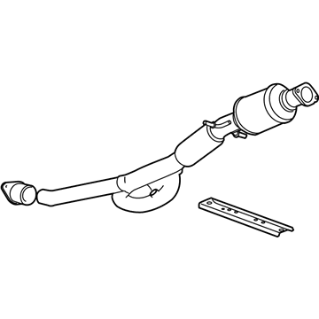 2019 Cadillac XTS Exhaust Pipe - 84407225