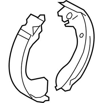 Chevy City Express Parking Brake Shoe - 19317047