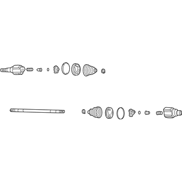 Oldsmobile Silhouette Axle Shaft - 88967242