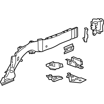 GM 84573990 Rail Assembly, R/Cmpt Flr Pnl