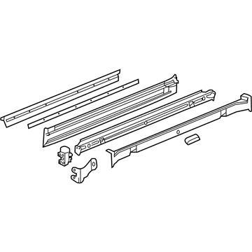 GM 15264954 Reinforcement Assembly, M/Gate Latch *Light Ttnum