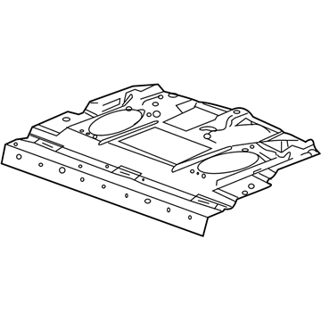 Chevy 23495118 Package Tray Panel