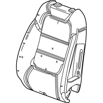 GM 42836630 PAD ASM-F/SEAT BK