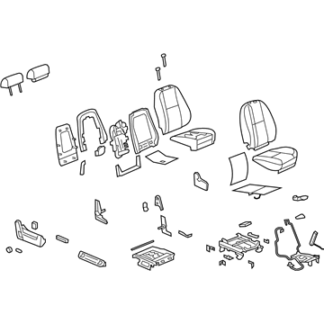 Chevy 15934158 Seat Assembly