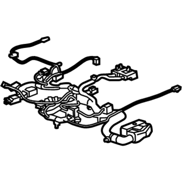 GM 84441155 Harness Assembly, F/Seat Cush Wrg