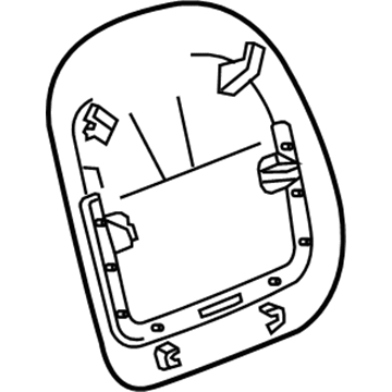 Buick 90905671 Seat Back Cover