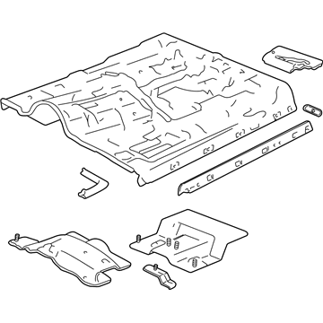 Chevy 12479888 Floor Pan Assembly