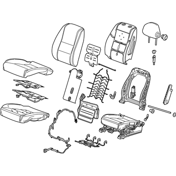 Chevy 23182009 Seat Assembly