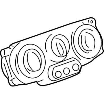 GM 25976029 Heater & Air Conditioner Control Assembly