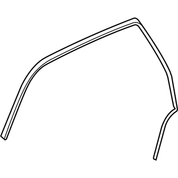 GM 20789462 Weatherstrip Assembly, Front & Rear Side Door Upper Auxiliary