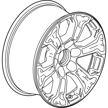 GMC 23376219 Wheel, Alloy