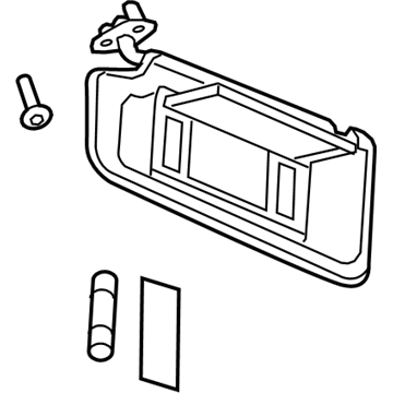 GM 90872081 Sunshade Assembly, . *Titanium