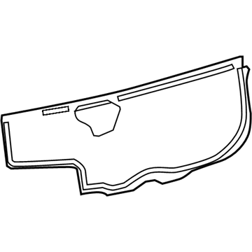 Chevy 22710022 Water Shield