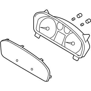 Chevy 96878237 Cluster Assembly