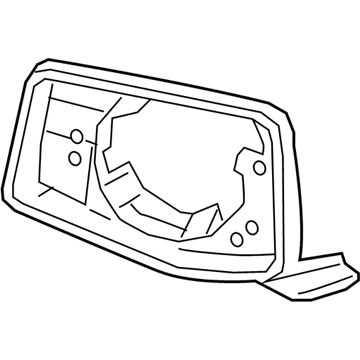 GM 84575674 Bezel, O/S Rr View Mir Hsg