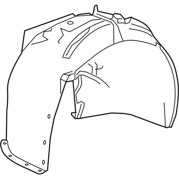 GM 84210407 Liner Assembly, Front Wheelhouse