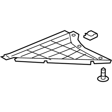 Cadillac 84071765 Deflector