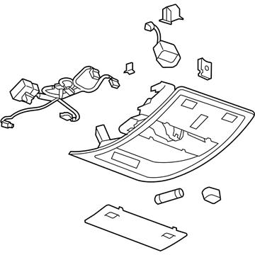 Cadillac 25977640 Roof Console