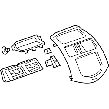 GM 95298933 Applique Assembly, Instrument Panel Center Trim Plate *Cyclone